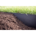 Apmale zāliena plastmasas 6mx15cm, melna Apmale zāliena plastmasas 6mx15cm, melna