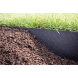 Apmale zāliena plastmasas 6mx15cm, melna