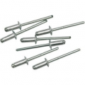 Kniedes, alumīnija 4.8x6.4mm (50gab.) VOREL