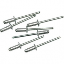 Kniedes, alumīnija 4.8x6.4mm (50gab.) VOREL Kniedes, alumīnija 4.8x6.4mm (50gab.) VOREL