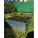 Paaugstināta dārza dobe KLASIKA GARDEN cinkota 1500x750x300 mm Paaugstināta dārza dobe KLASIKA GARDEN cinkota 1500x750x300 mm