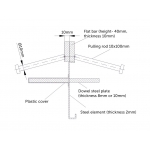 Conecto Dowel 10NA40-5D H=215mm deformācijas šuve