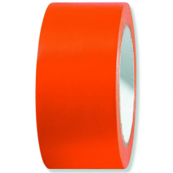 PVC līmlente 50mm x 33m, UV, oranža, gluda PVC līmlente 50mm x 33m, UV, oranža, gluda