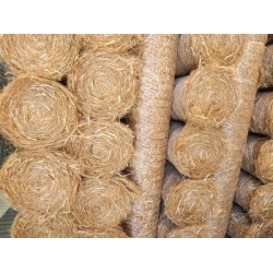 Preterozijas salmu kokosa biopaklājs SK-50-P2 350g 2.4*42m 100.8m2 Preterozijas salmu kokosa biopaklājs SK-50-P2 350g 2.4*42m 100.8m2
